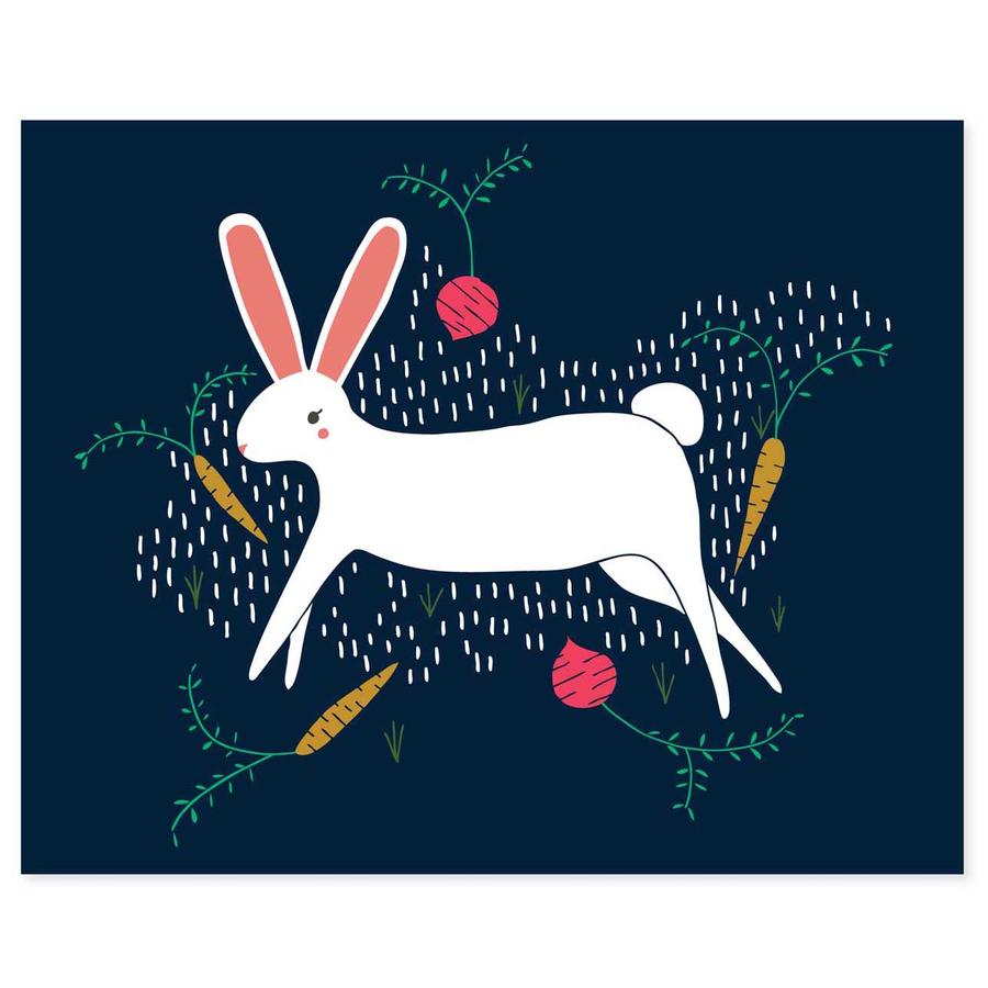 Gingiber - Enchanted Bunny Art Print 8X10
