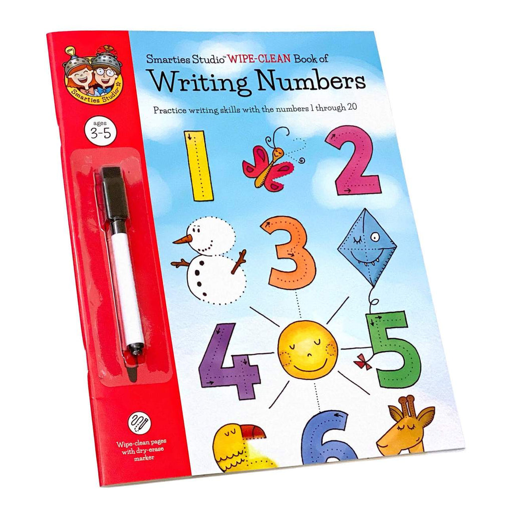 Smarties Studio - Wipe Clean Book of Writing Numbers