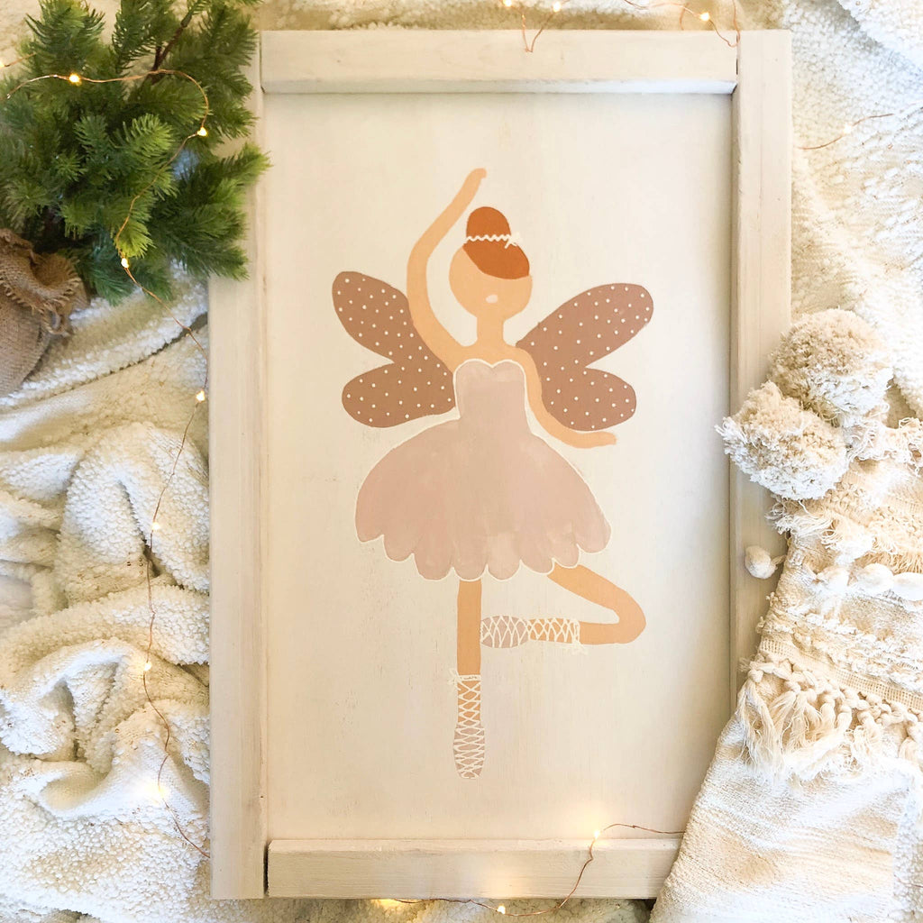 love, Holston - Sugar Plum Fairy/Ballerina - 16x24 Wooden Sign
