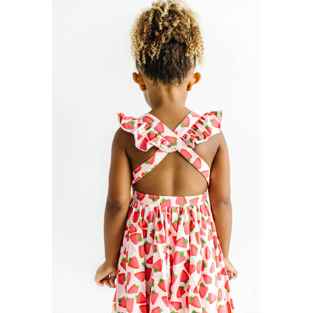 Rosita Dress in Strawberry Patch