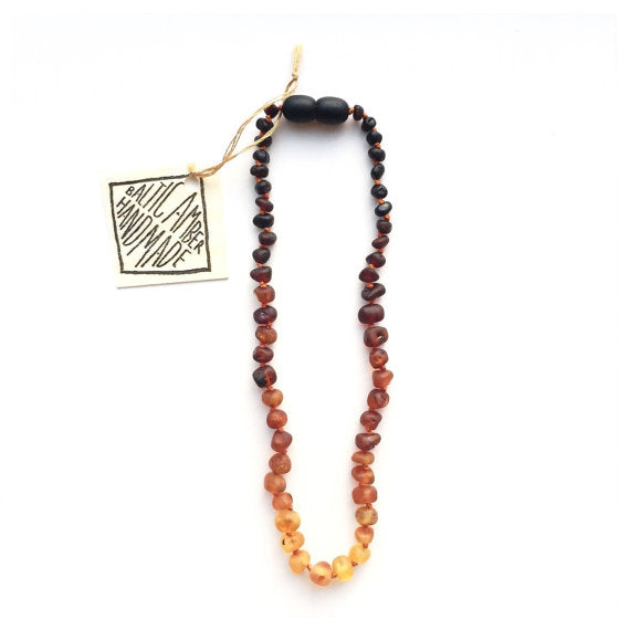 CanyonLeaf - Raw Ombre Baltic Amber Necklace