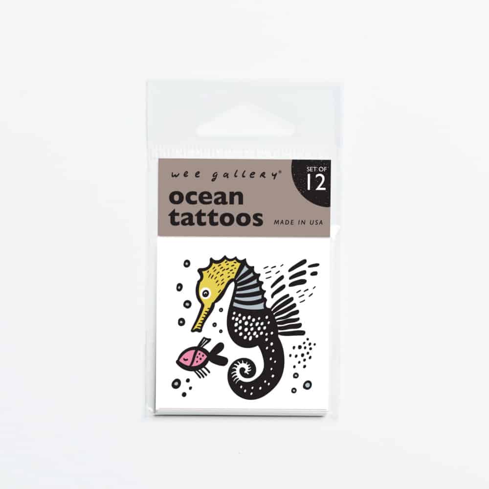 Wee Gallery - Ocean Temporary Tattoo