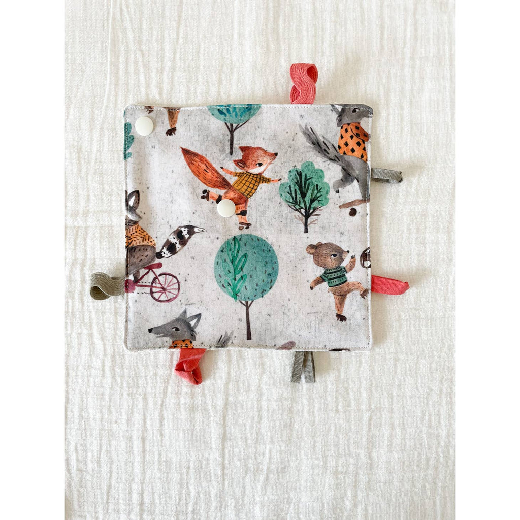 Organic Woodland Sports Crinkle Baby Lovey