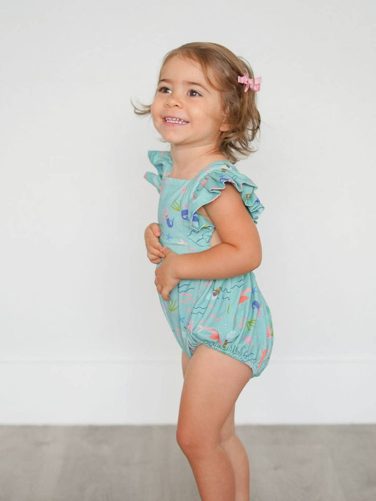 Emmy Romper in Mermaid