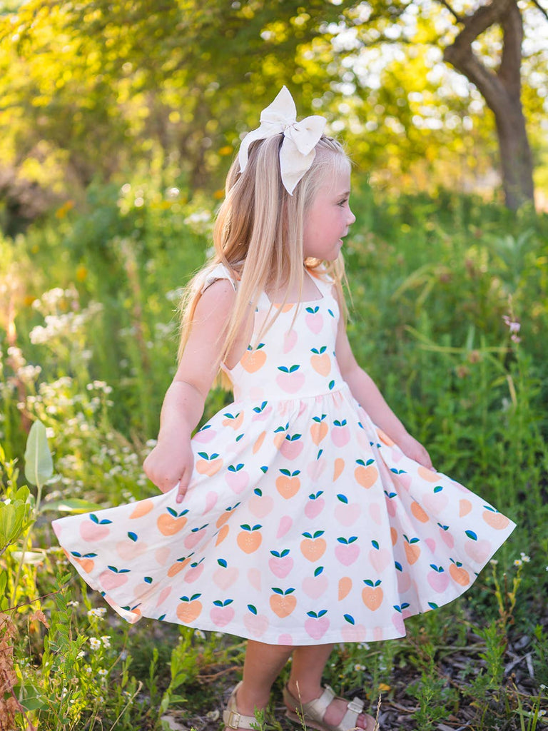 Rosita Dress in Sweet Peach