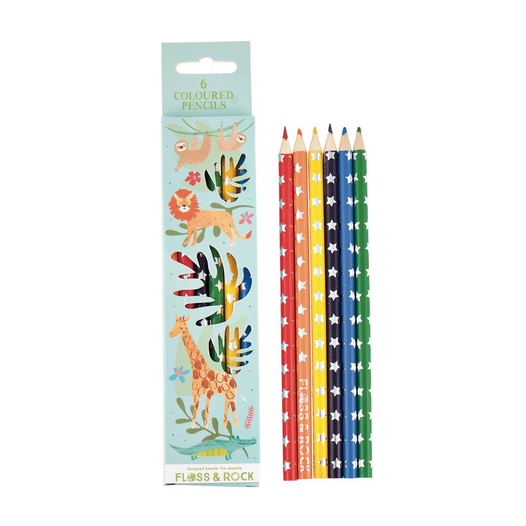 Jungle Pack of 6 Pencils