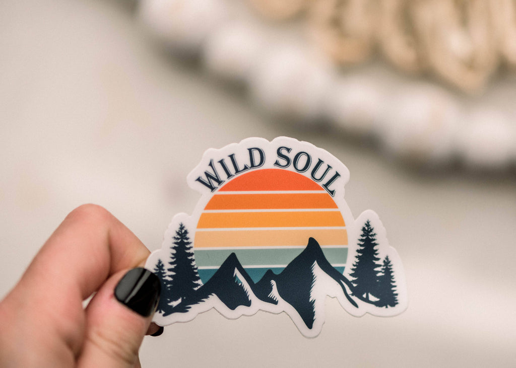 Wild Soul Adventure Vinyl Sticker - 3x3 in