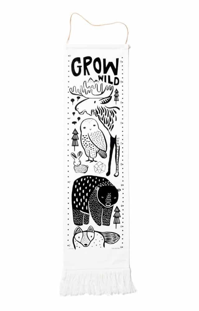 Wee Gallery - Nordic Canvas Growth Chart
