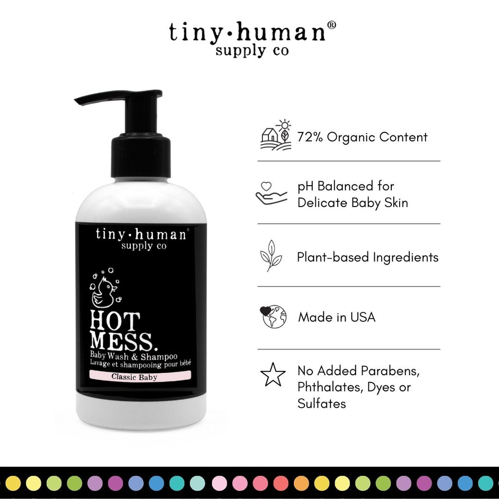 Tiny Human Supply Co. - Hot Mess™  Shampoo and Baby Wash 8oz