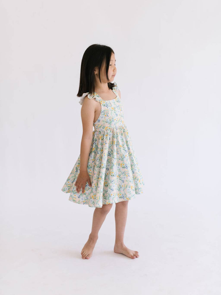 Rosita Dress in Bunny Garden