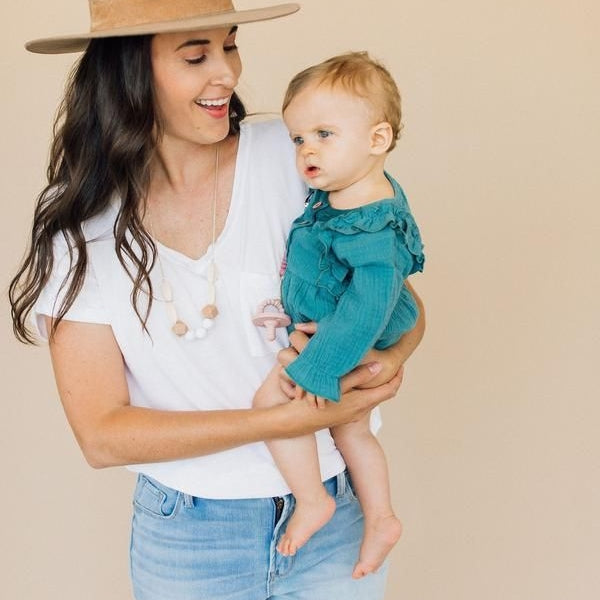 The Sienna - Moonstone Teething Necklace