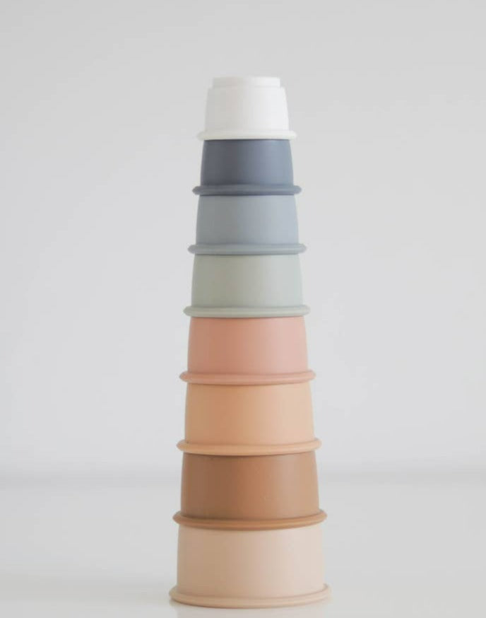 The Saturday Baby Silicone Stacking Cups