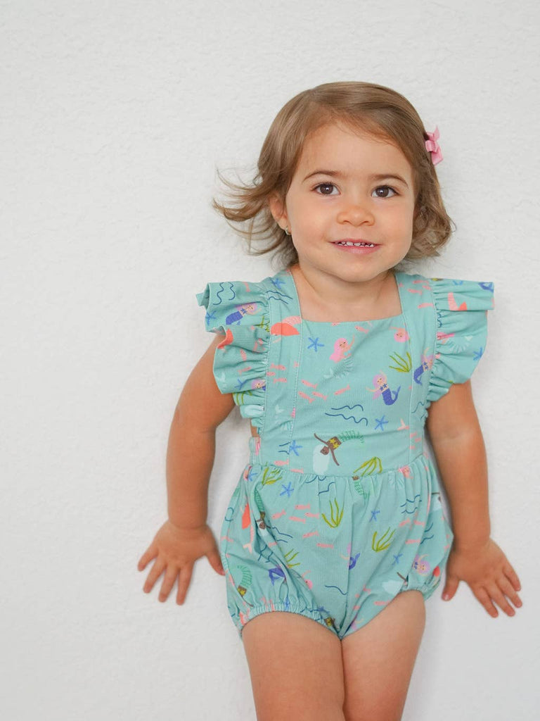 Emmy Romper in Mermaid