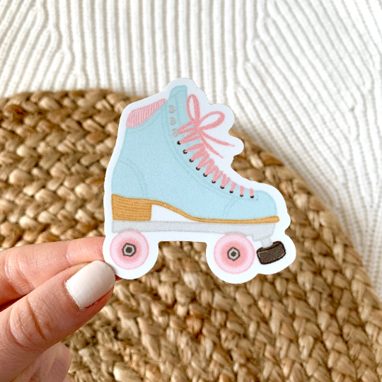 Roller Skate Vinyl Sticker - 2.5x2.5"