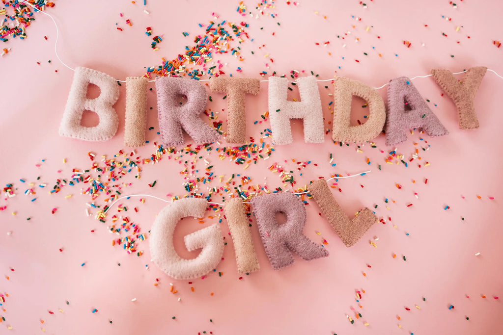 Birthday Felt Letter Garland