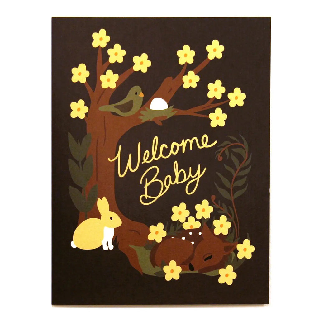 Dote Note + Gift - Woodland Baby Card