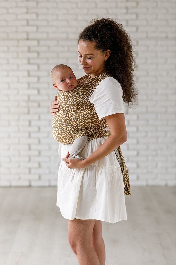 Leopard print hot sale baby wrap carrier