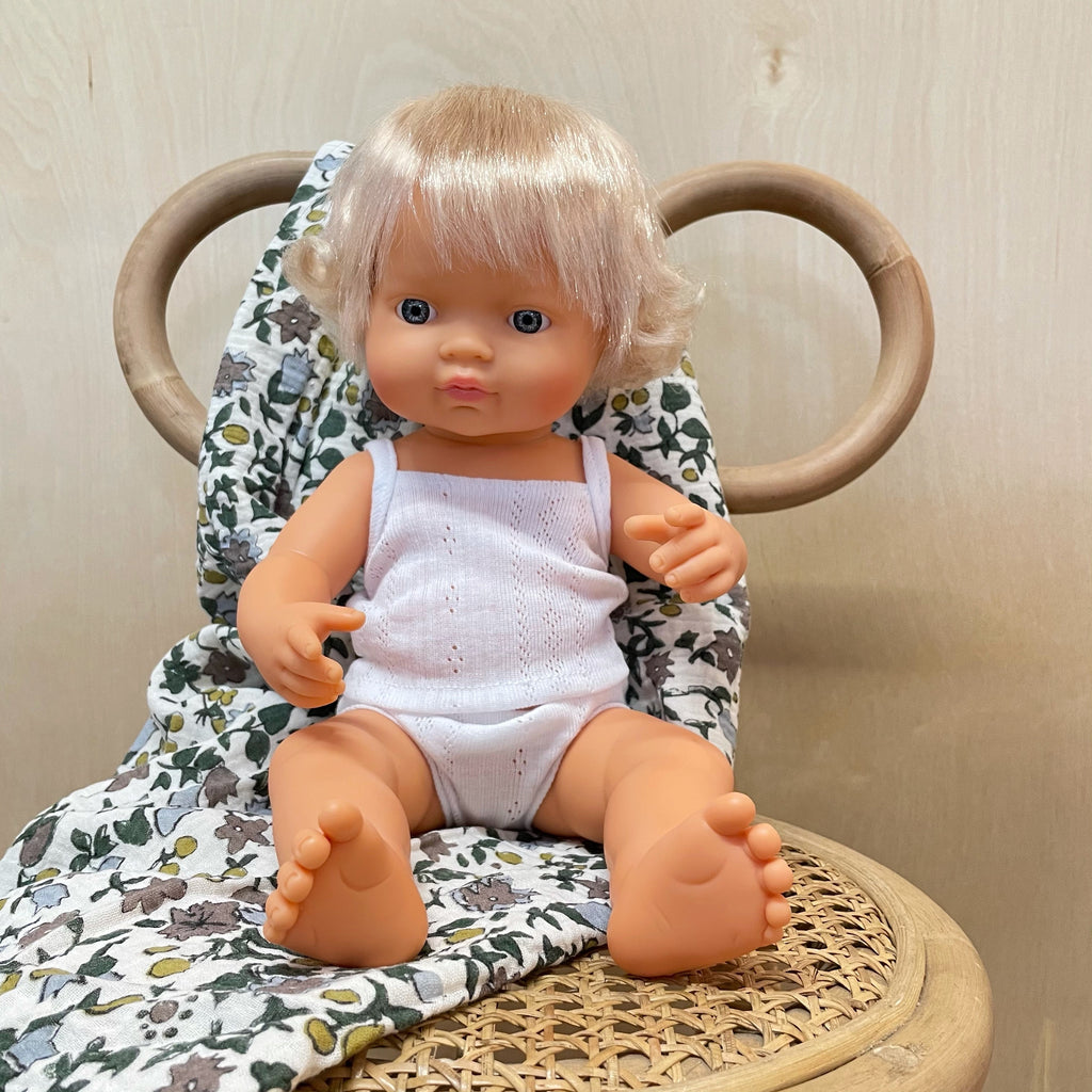 Miniland Baby Doll Caucasian Girl