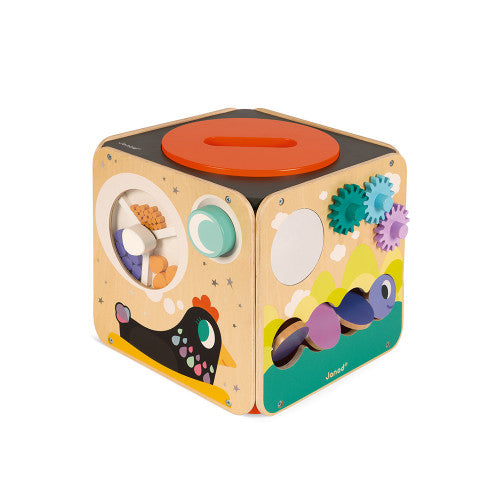 Janod Multi Activity Looping Cube Toy