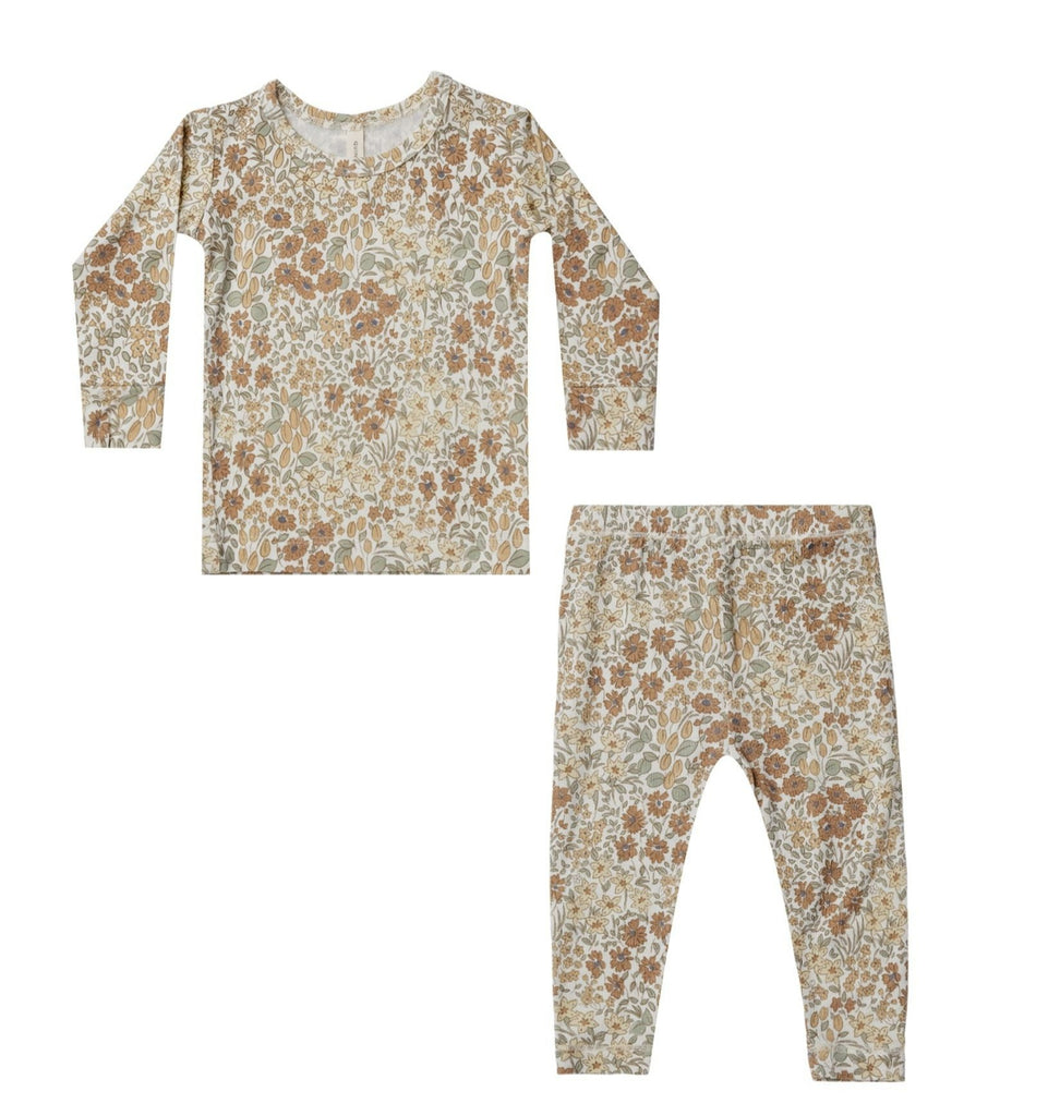 Quincy Mae  Bamboo Pajama Set - Wildflowers