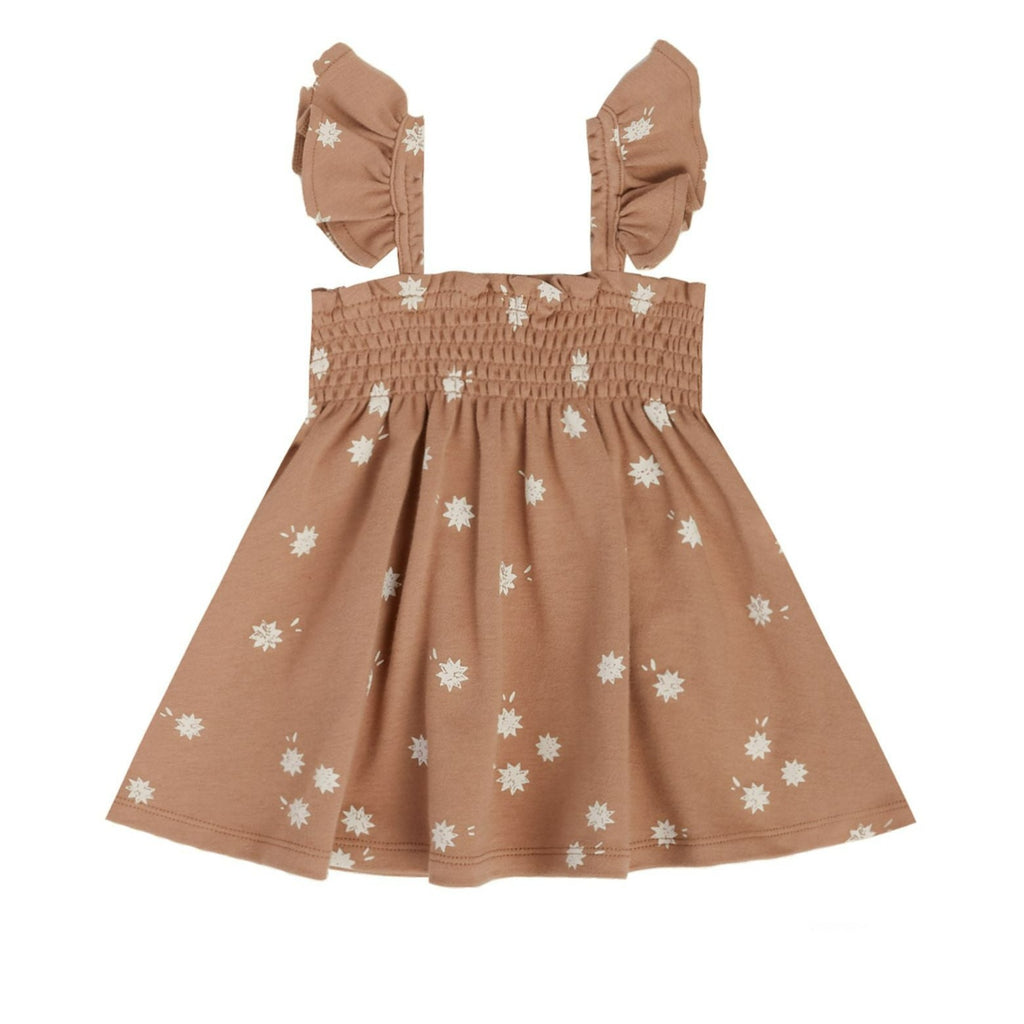 Quincy Mae Smocked Jersey Dress - Sunburst