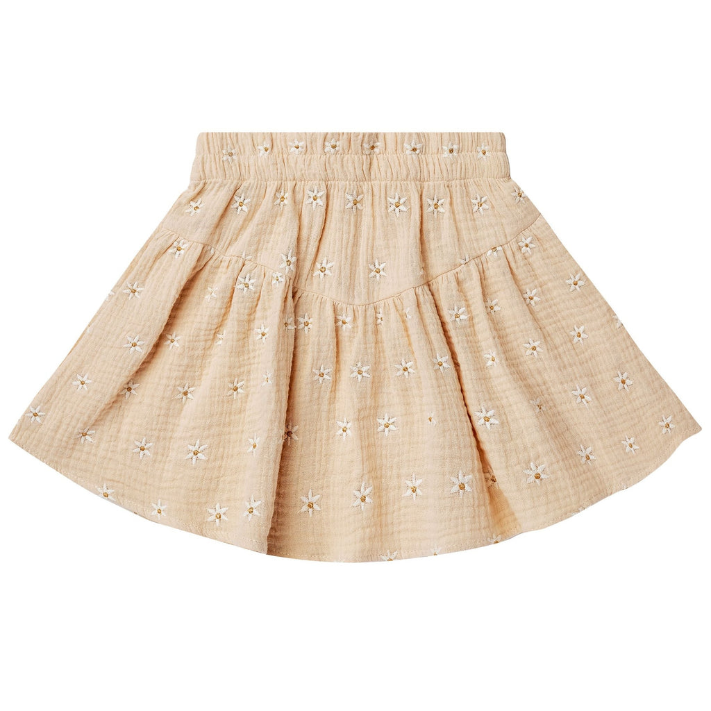 Rylee + Cru Sparrow Skirt- Daisy Embroidery