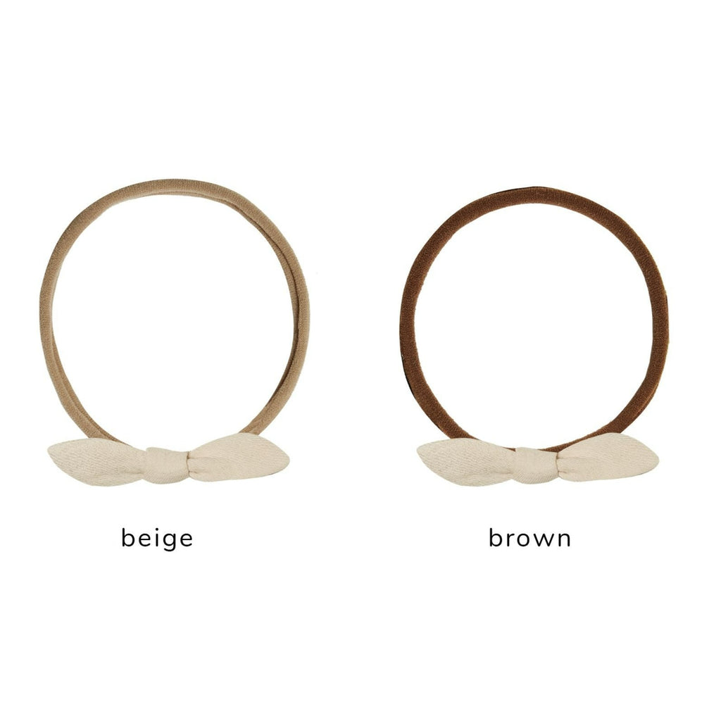 Quincy Mae  Little Knot Headband - Natural