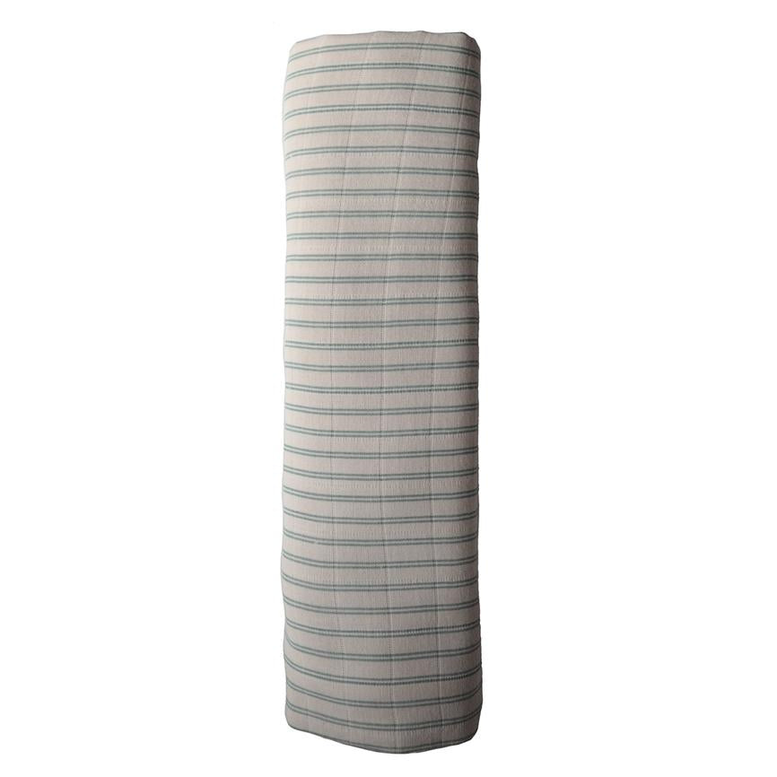 Organic Cotton Muslin Swaddle Blanket - Sage Stripe