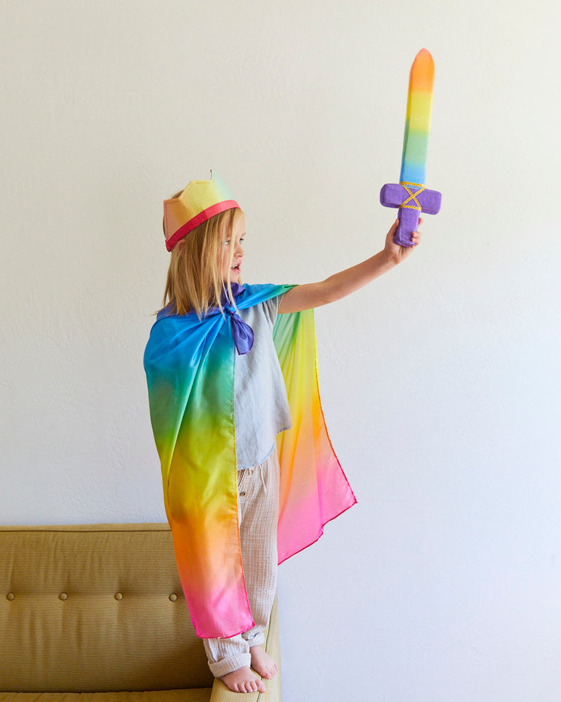 Sarah's Silks Rainbow Soft Sword