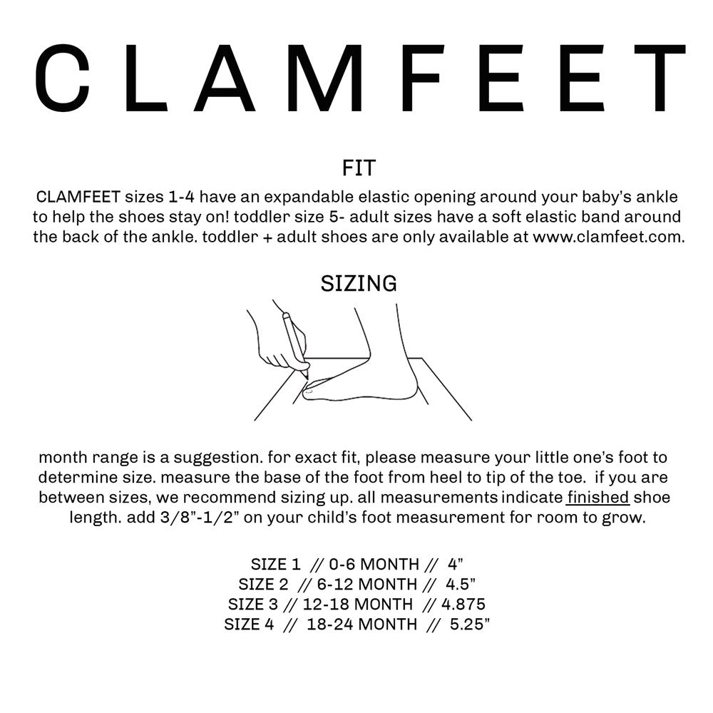 Clamfeet Flats - Elle