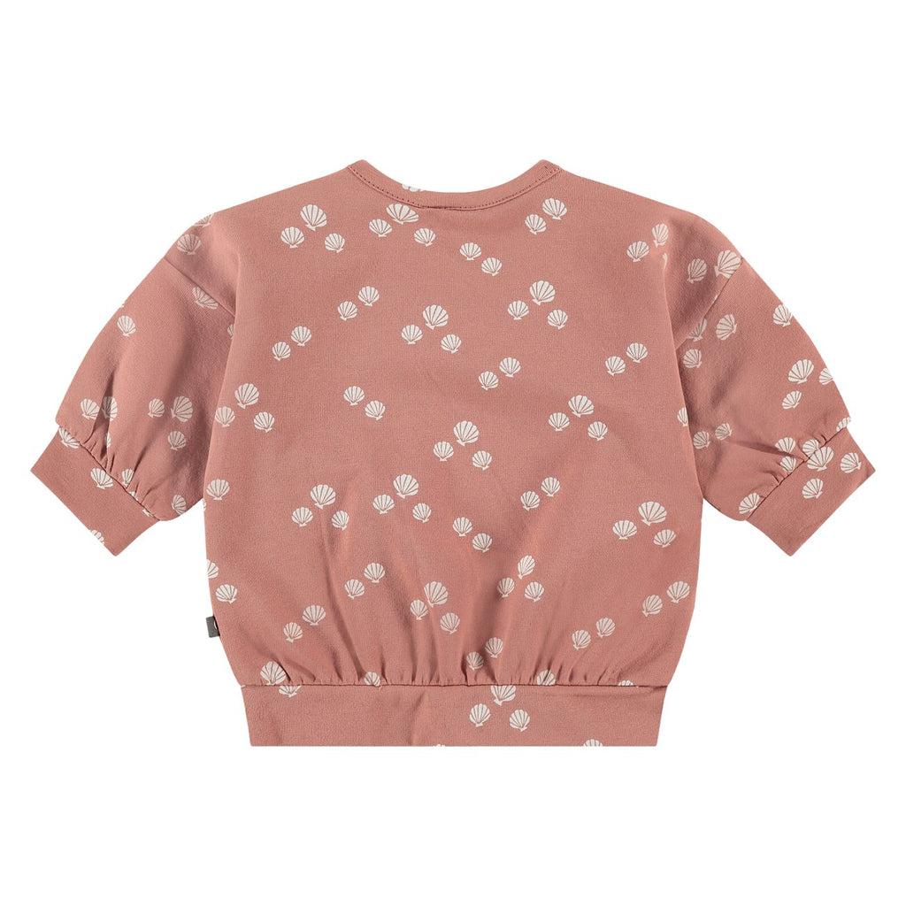 Babyface Baby Girls Sweatshirt- Redwood